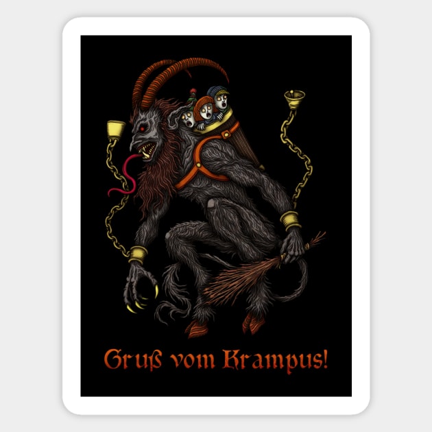 Krampusnacht - Azhmodai 2020 Sticker by azhmodai